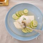 かぼすと大根おろしの冷ややっこ