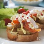 朝食ボリューム新ジャガオープンサンド