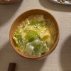 1497796の作ってみた!投稿(【キャベツの卵スープ】5分 究極のふわとろ)