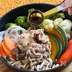 フライパンで中華風蒸し野菜