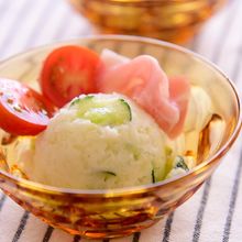 マヨなし爽やか♪夏のシーザーポテトサラダ*レンジで簡単