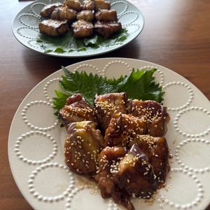 こむぎの作ってみた!投稿(ご飯が進む！とろっと【なすつくね】)