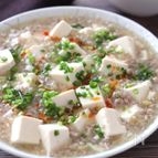 豆腐の旨味が際立つ！極濃で塩麻婆豆腐