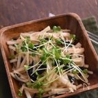 無限に食べられる！！しゃきしゃき大根の韓国風ごまポンサラダ
