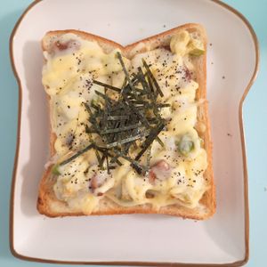 milkの作ってみた!投稿(5分で朝ごはん『照りチキアボカドトースト』)