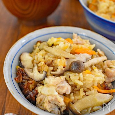 【材料少なめ・炊飯器で簡単】中華風おこわ
