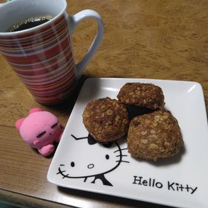 ももの作ってみた!投稿(米粉のシナモンオートミールクッキー★《卵/乳/小麦なし！》)