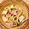 michuの作ってみた!投稿(【ベーコンとキノコのピリ辛バター醤油パスタ】辛味がやみつき!)