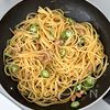 納豆とオクラのネバスパ♩ワンパン!カンタン!ネバネバパスタの工程2