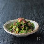 日本酒のあてにも！ご飯にも！＊オクラの塩辛和え＊