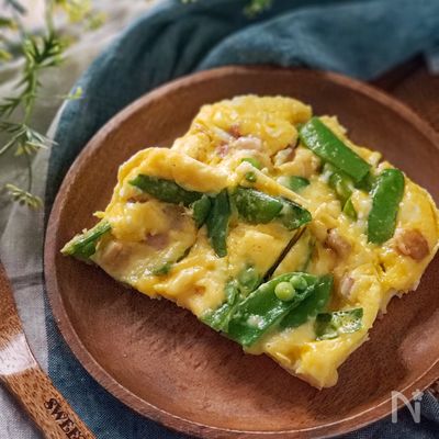 レンジでイタリアンオムレツ“フリッタータ”