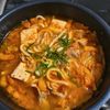 けいぞうの作ってみた!投稿(ワンパン10分!鍋の素いらず♪厚揚げ入り【白菜キムチ鍋風】)