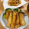 1080734の作ってみた!投稿(【ささみとエリンギのサクサクフライ】汚れない衣付けでラクに♪)