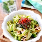 【豚しゃぶとブロッコリーのピリ辛サラダ】副菜10分★