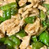 りりの作ってみた!投稿(ワンパン10分!【鶏むね肉とピーマンの胡麻照り炒め】)