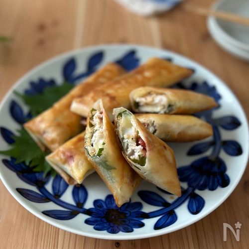 【鯖の梅しそチーズ巻き】骨取り鯖で子どもが食べやすい♩