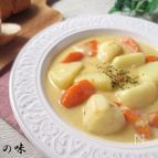 新じゃがとにんじんのクリームコーン煮
