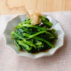 【レンジ&めんつゆで簡単♪ほうれん草のお浸し】