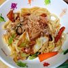 ミルメイの作ってみた!投稿(白だしで作る♪長ねぎが美味しい焼きうどん)