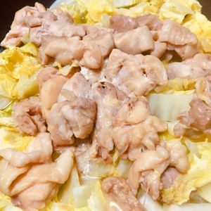 YOKO.TNKの作ってみた!投稿(ほったらかして煮るだけ!!『鶏の白菜煮』)