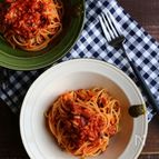 洗い物が出ない♡ツナトマトパスタ