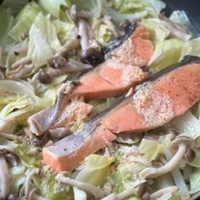 【ワンパン15分】味噌マヨがたまらない！鮭のちゃんちゃん焼き