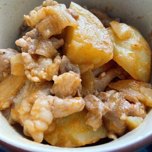 haru*の作ってみた!投稿(ご飯にもパンにも合う♪『豚こまと新じゃがのBBQソテー』)
