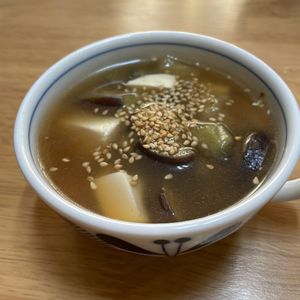 しょうこの作ってみた!投稿(【豆腐となすの鶏がら生姜スープ】中華風♪とろみをつけても◎)