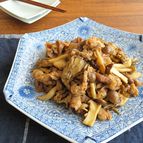 オイスターソースでコクＵＰ☆きのこと豚肉の生姜焼き