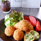 枝豆たっぷり里芋コロッケ♪