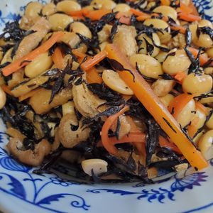 はるたろうの作ってみた!投稿(【ひじきと大豆の煮物】栄養たっぷり♪定番和食　)