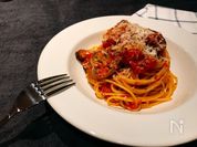【誰でも簡単に！】なすのトマトソースパスタ