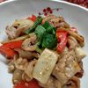 コスモスの作ってみた!投稿(季節の変わり目に!【豚こまとエリンギとパプリカの甘辛炒め】)