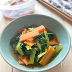 レンジで10分つくりおき【小松菜の煮浸し】