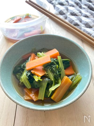 レンジで10分つくりおき 小松菜の煮浸し By Kanna レシピサイト Nadia ナディア プロの料理家のおいしいレシピ