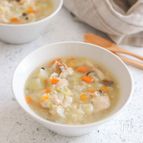 残り野菜でカンタン♪塩麴のスープ