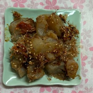 チョビの助の作ってみた!投稿(【ちぎりこんにゃくの梅おかか炒め】作り置きOK！)