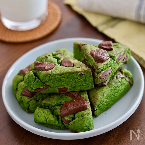 【ホットケーキミックスで作る】抹茶スコーン