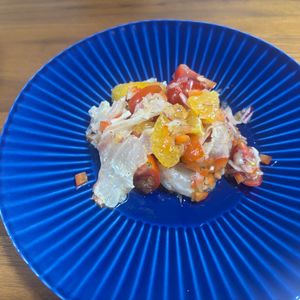 こむぎの作ってみた!投稿(ペルー料理【セビーチェ】余ったお刺身で美味しく作れる！)