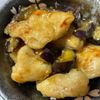 ぽてこの作ってみた!投稿(ワンパン10分！【鶏むね肉となすの生姜炒め】ご飯進む甘辛味♩)