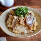 さばの味噌煮缶で炊き込みご飯＼簡単釜飯／