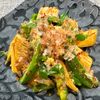 楽ラク手抜キッチン🐶🐾の作ってみた!投稿(ヘルシー和食のお惣菜♪筍とピーマンの生姜醤油おかか和え🤭)