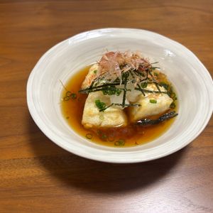 こむぎの作ってみた!投稿(美味しい~揚げ出し豆腐)