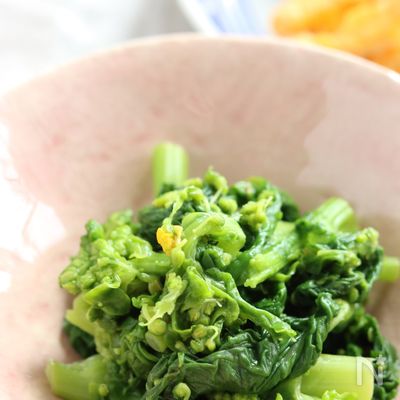 春の副菜、菜の花のからし和え【食材ひとつでおかずシリーズ】