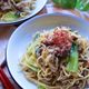 豚こまとチンゲン菜で＊上海風焼きそば