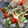 レンジでしっとり！【オクラのネバネバ冷しゃぶ風梅サラダ】の工程4