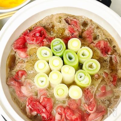 材料2つ！シンプル旨い【スタンディングねぎ鍋】