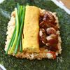 子宝煮まぜご飯でカラフルおにぎらずの工程6