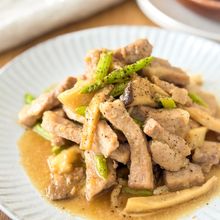 5分漬けで驚きの柔らかさ！豚とアスパラのバター醤油焼き