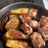 なすと肉巻き厚揚げの甘辛煮の工程3